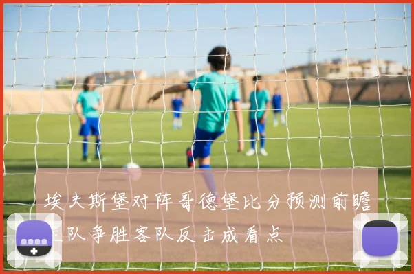 埃夫斯堡对阵哥德堡比分预测前瞻主队争胜客队反击成看点